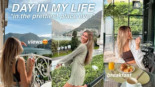 day in my life *in the most beautiful place in the world* | LAKE LUGANO VLOG