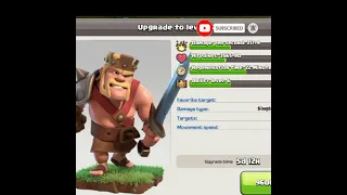 Upgrading Barbarian King 30Level to 45 level in just 43 second part 3