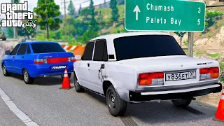 ОПЕРСКАЯ ЕЗДА В GTA 5 - ОТЛИЧНИК ПОДРЕЗАЛ МЕНЯ НА ТРАССЕ! РАЗБИЛ ОПЕРСКУЮ СЕМЕРКУ! 🌊ВОТЕР