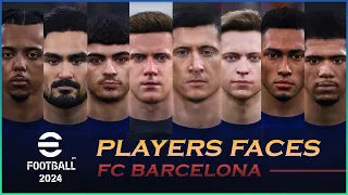 eFootball 2024 (PC) - FC Barcelona Player Faces