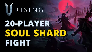 V Rising - 20 Players Fighting for Soul Shard of Solarus