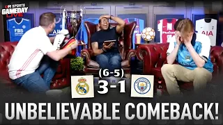 Real Madrid Fan REACTION To Unbelievable Comeback! | Real Madrid 3-1 Man City (6-5) GOAL HIGHLIGHTS