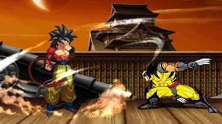 GOKU SSJ4 vs WOLVERINE - Dragon Ball vs Marvel Universe | DEATH BATTLE‼️