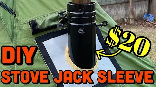 DIY Hot Tent Stove Jack Sleeve | Only $20