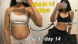 ABS IN 2 WEEKS?! i tried chloe ting's 2 week shred challenge and im SHOOK...