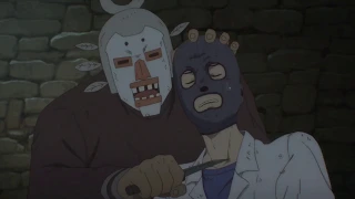 Kaiman saves Fukuyama | Kaiman VS Collectors | Dorohedoro Episode 8 English subbed