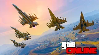 MODDED JETS & RUSSIAN BUSTED! || GTA 5 Online || PC (Funny Moments)
