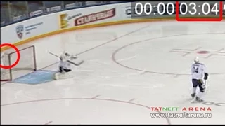 The world record! The fastest goal in hockey! | Мировой рекорд! Самый быстрый гол в хоккее!