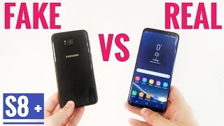 FAKE VS REAL Samsung Galaxy S8 Plus - Buyers Beware!