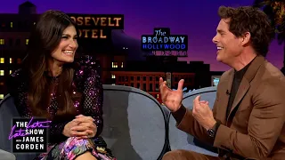 James Marsden Begged Idina Menzel to Sing With Him on Set