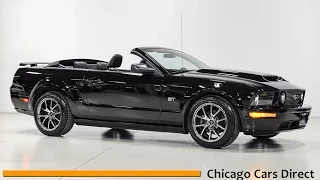 Chicago Cars Direct Reviews Presents a 2006 Ford Mustang GT Premium Convertible Manual - 5234073