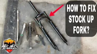 Paano ayusin ang stock up fork ng mtb | How to maintenance coil type suspension fork | Jec Bisikleta