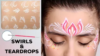 MASTER YOUR Teardrops, Backward Teardrops, Swirls (FACE PAINTING BASICS)