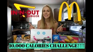 10K CALORIE CHALLENGE | GIRL VS FOOD | EPIC CHEAT DAY