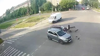 ДТП в Серпухове. Разнесло вдребезги... 17 июня 2018г.