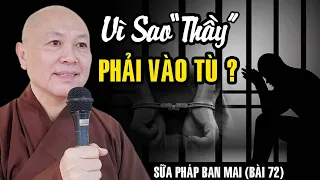 THẬT ĐÁNG TIẾC ! Bản án TÙ CHUNG THÂN cho việc làm SAI TRÁI của Thầy - HT. Thích Chân Tính.