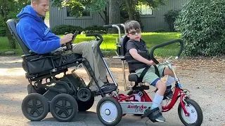 Paralyzed veteran gives kids with disabilities the ability to move