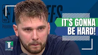 Luka Doncic SAYS the refs NEED to CALL the SAME FOULS on both ends and that EVERYTHING is HURTING