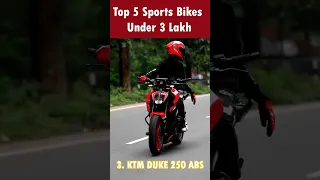 Top 5 sports bikes under 3 lakh in India 2024