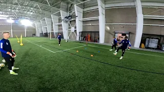 Real Salt Lake Academy Goalkeeper Training - Defending the Area and Blocking - 5-21-2024