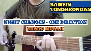 CHORD MUDAH Lagu Night Changes - One Direction (Tutorial Gitar)