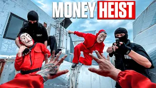 MONEY HEIST vs POLICE in REAL LIFE ll THERE WILL BE BLOOD 3.0 ll (Epic Parkour Pov Chase)