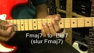 Michael Jackson Human Nature Style Chord Effects Guitar Lesson #1 @EricBlackmonGuitar