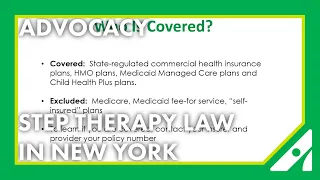 Step Therapy Law in New York – State of Your Health