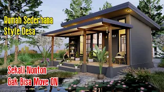 Sekali Nonton Gak Bisa MoveON! Desain Rumah Sederhana Melebar 7.5x6.5 m  Terasa Sangat ISTIMEWA