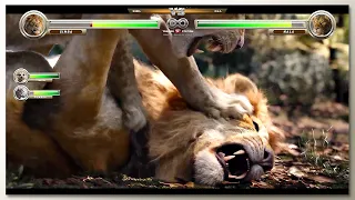 Simba vs Nala with Healthbars