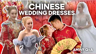 Chinese Wedding Dresses SHOCKED ME 💍 AMWF Relationship Q+A #shanghai #amwf