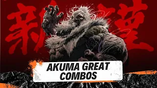 Street Fighter 6 Akuma Great Combos