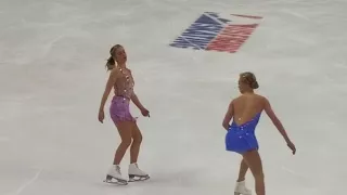 Mirai Nagasu's Clean Triple Axel - 2018 U.S. Nationals, Part of Final Group's 6 Minute Warm Up