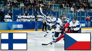 SUOMI VS TŠEKKI SEMIFINAALIT OLYMPIALAISET U16 2024