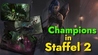 Welche Champions werden in Arcane Staffel 2 sein? | LoL/Arcane Lore