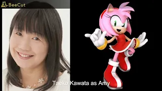 Sonic Japanese Voice Actors(Only Shelby is not an official Character)