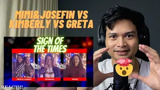 Mimi & Josi, Kimberl, Greta - Sign of the Times | The Voice Kids 2019 | Battles | Reza Reaction!!!