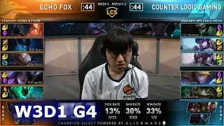 FOX vs CLG | Week 3 Day 1 S9 LCS Spring 2019 | Echo Fox vs CLG W3D1