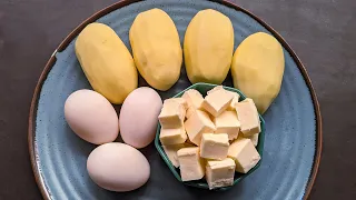 Just Add Eggs With Potatoes Its So Delicious/ Simple Breakfast Recipe/ 5 Mints Cheap & Tasty Snacks