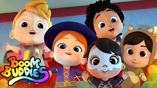 Five Little Monsters | Halloween Songs For Kids and Children with Boom Buddies