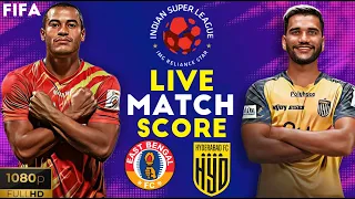 Hyderabad FC vs East Bengal FC Live Match | Hero ISL 2022 - 2023 | Watch Along & FIFA 2023 Gameplay