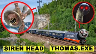 DROHNE überwacht SIREN HEAD vs THOMAS DER ZUG.EXE um 3 UHR Mittags!! | KAMBERG TV