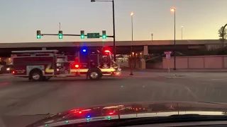 Tulsa Fire Dept. Engine 18 responding 12/10/2020