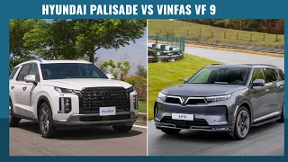 VinFast VF 9 vs Hyundai Palisade: Công nghệ, nền tảng mới hay truyền thống an toàn |Lê Hùng|