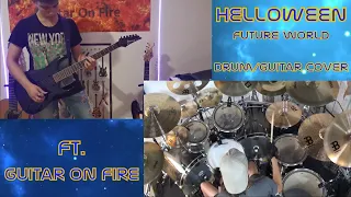 Helloween - Future World - Guitar/ Drum Cover ft. @_GoF_