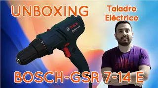 Taladro Bosch | GSR 7-14 E | Alámbrico | 400W | UNBOXING |💪