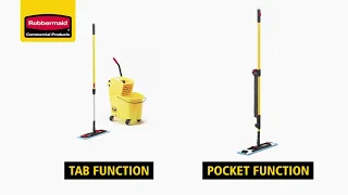 Rubbermaid Commercial Products Adaptable Flat Mop - How to Use The Pocket Function