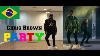 Chris Brown - "Party" Official Choreography (DANCE COVER BRASIL) | Fã dança