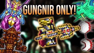 Can you beat Master Mode Terraria with Gungnir Only?