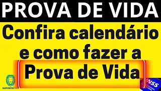 INSS 2021 confira calendário e como fazer a prova de vida INSS Evite Bloqueio do Beneficio Suporte